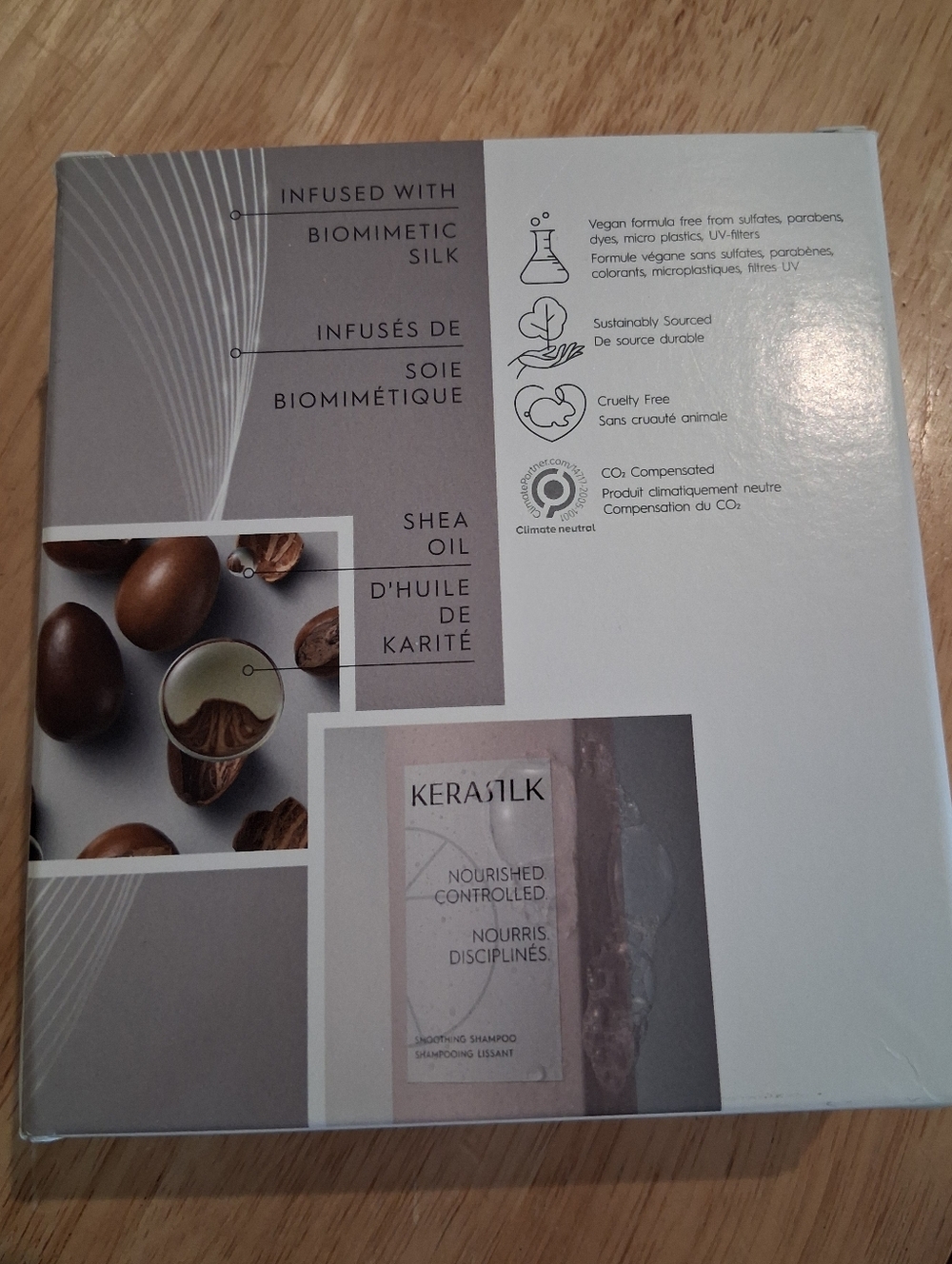 NEW Kerasilk Nourished Smooth Hair Care Set (Shampoo, Conditioner + Balm) - Picture 3 of 6
